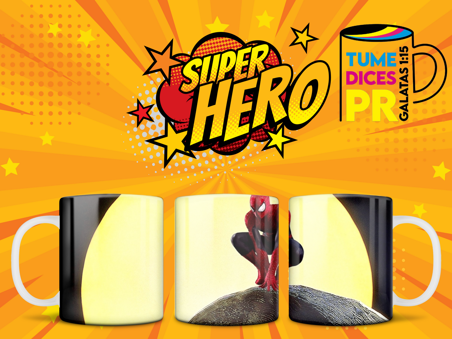 Taza Super Heroes