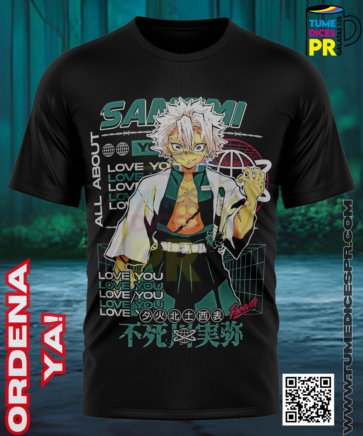 Camiseta DEMON SLAYER 2 | Algodón y poliéster | Tallas S–XL