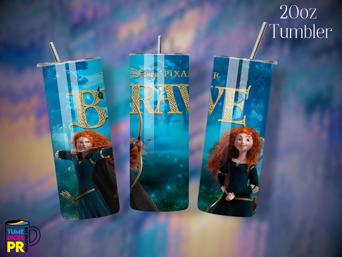 Tumbler Mundo Mágico 1 Skinny 20 oz | Personalizable | Mantiene frío y calor