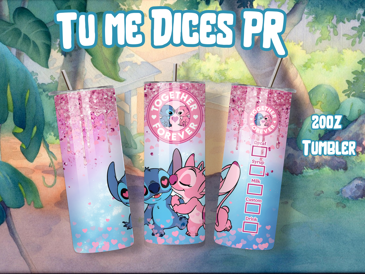 LILO & STITCH Skinny Tumbler