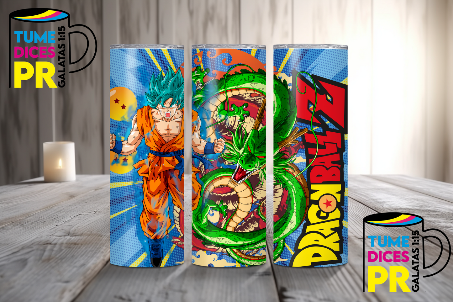 ANIME Skinny Tumbler