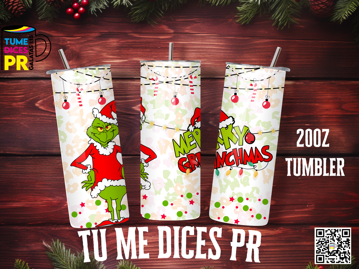 NAVIDAD 3 Skinny Tumbler