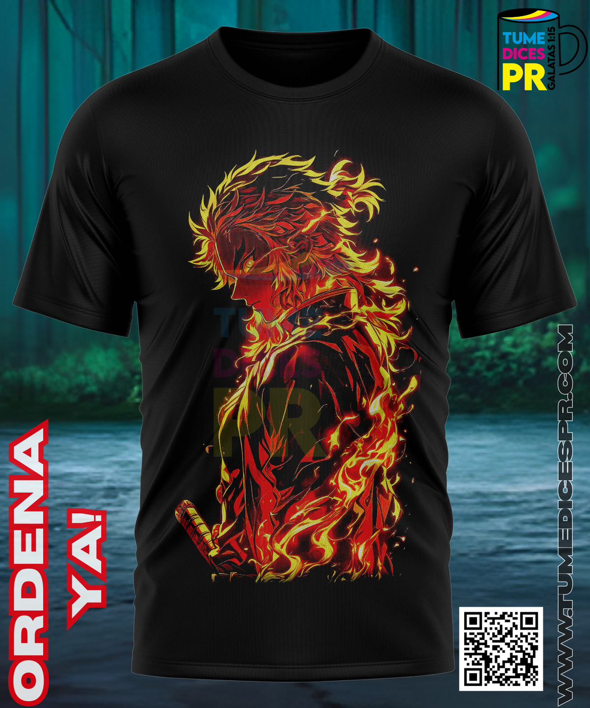 Camiseta DEMON SLAYER 2 | Algodón y poliéster | Tallas S–XL