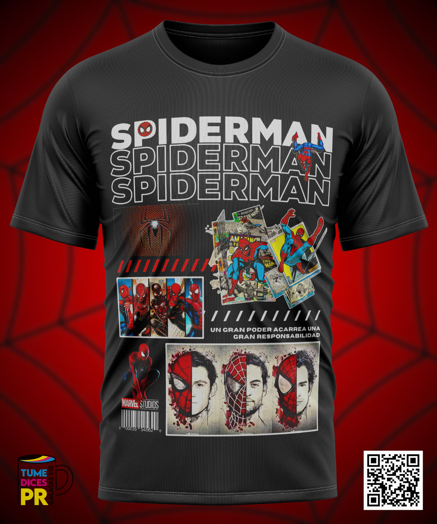 SPIDERMAN Camisetas