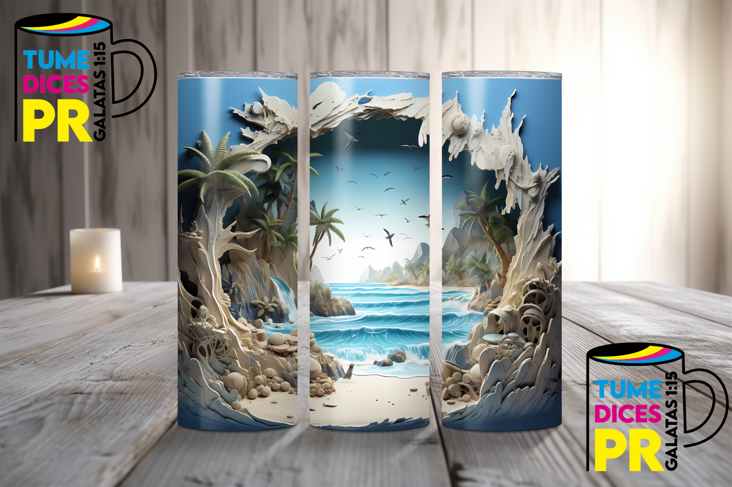 PAISAJES Skinny Tumbler