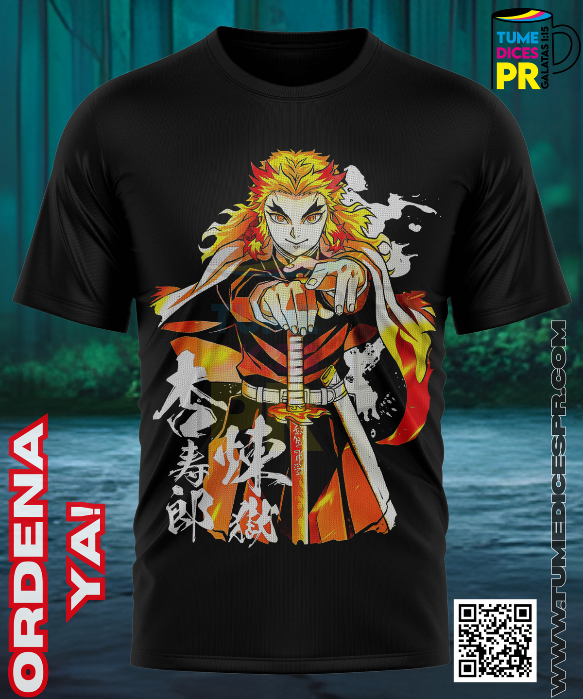 Camiseta DEMON SLAYER 2 | Algodón y poliéster | Tallas S–XL