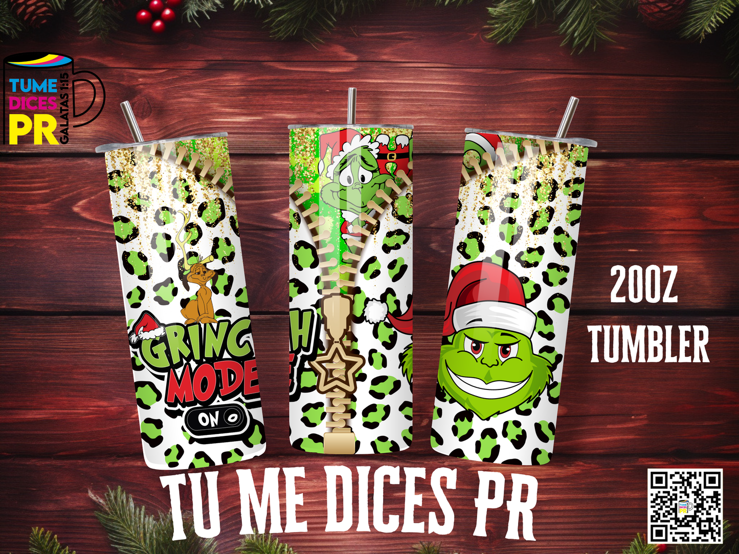 NAVIDAD 3 Skinny Tumbler