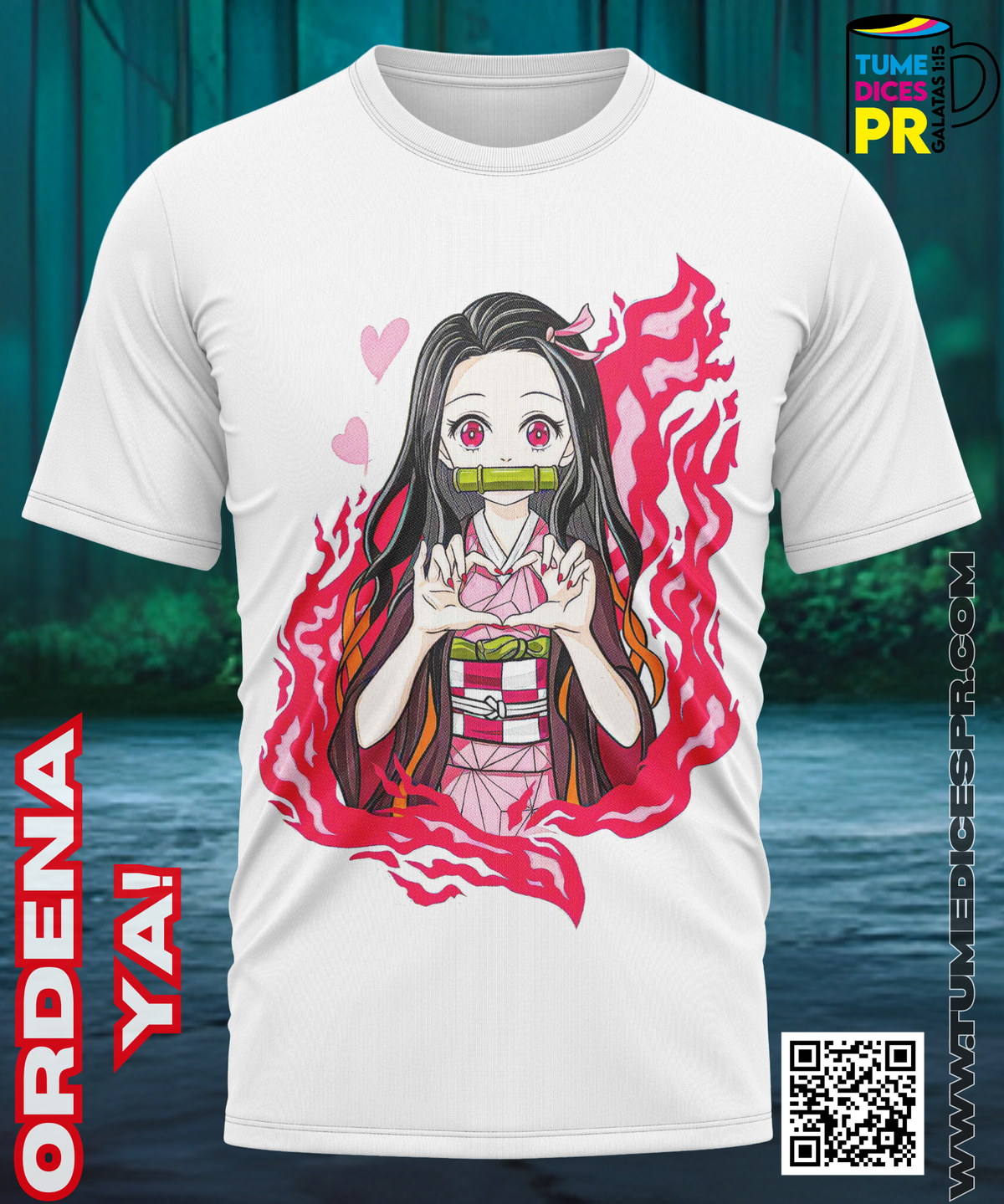Camiseta DEMON SLAYER 2 | Algodón y poliéster | Tallas S–XL