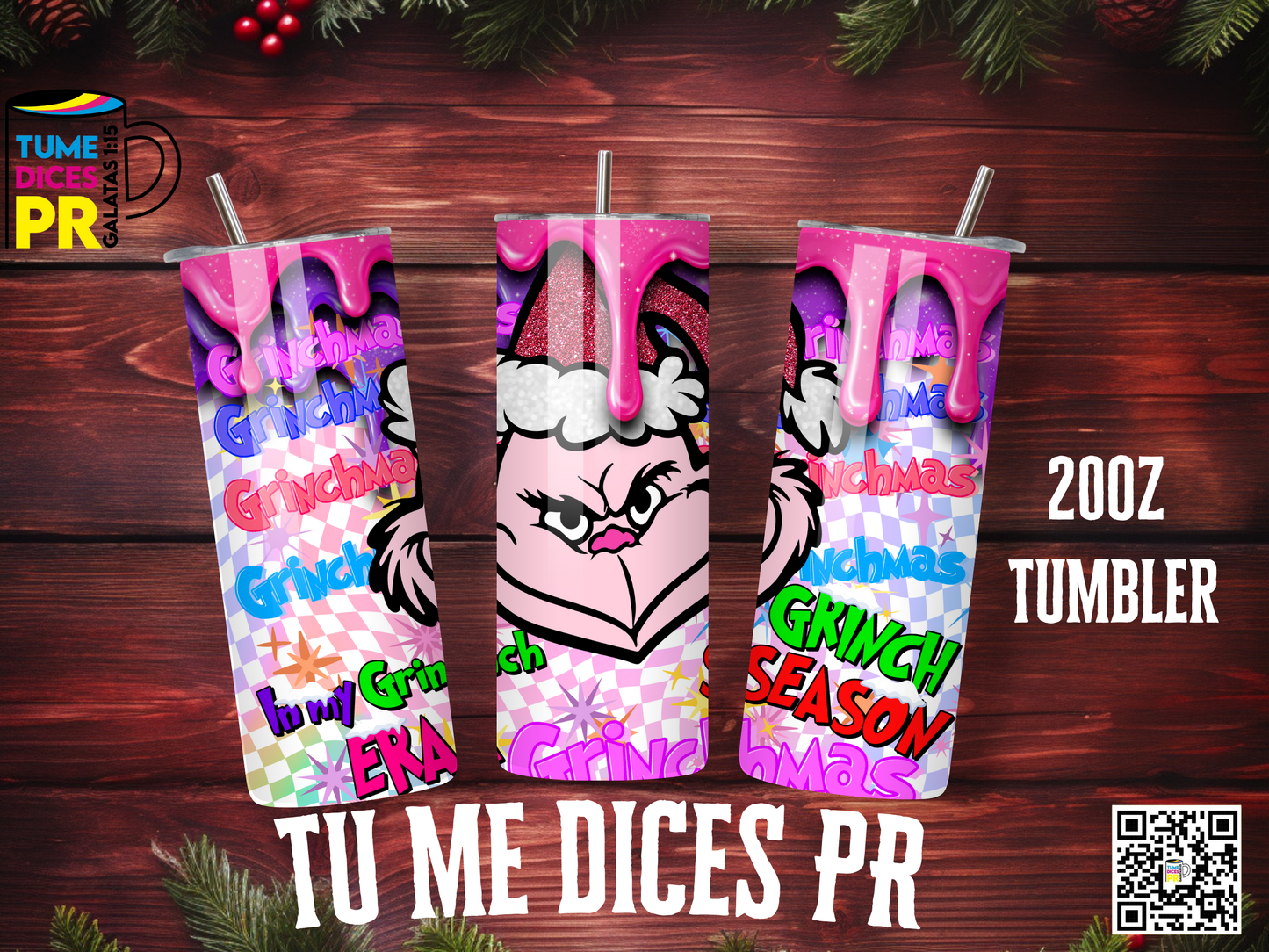 NAVIDAD 3 Skinny Tumbler