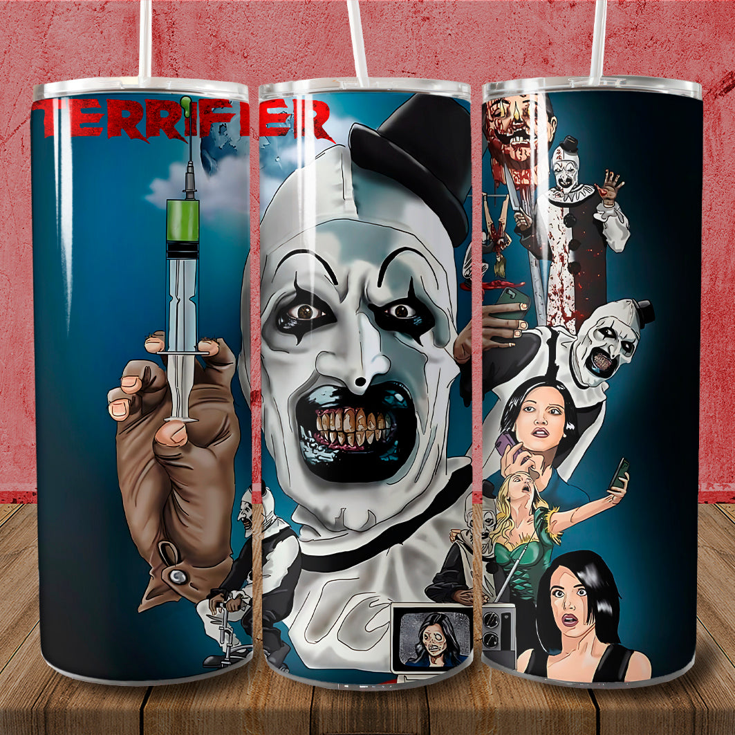 Terrifier Skinny Tumbler