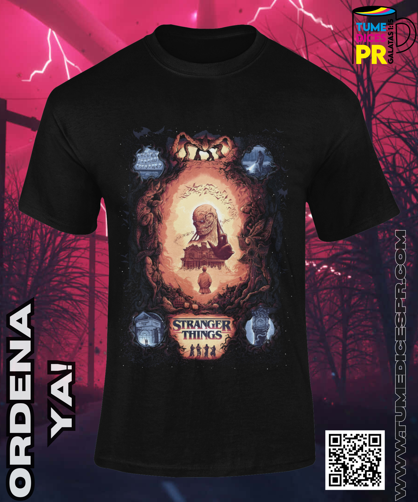 STRANGER THINGS Camisetas