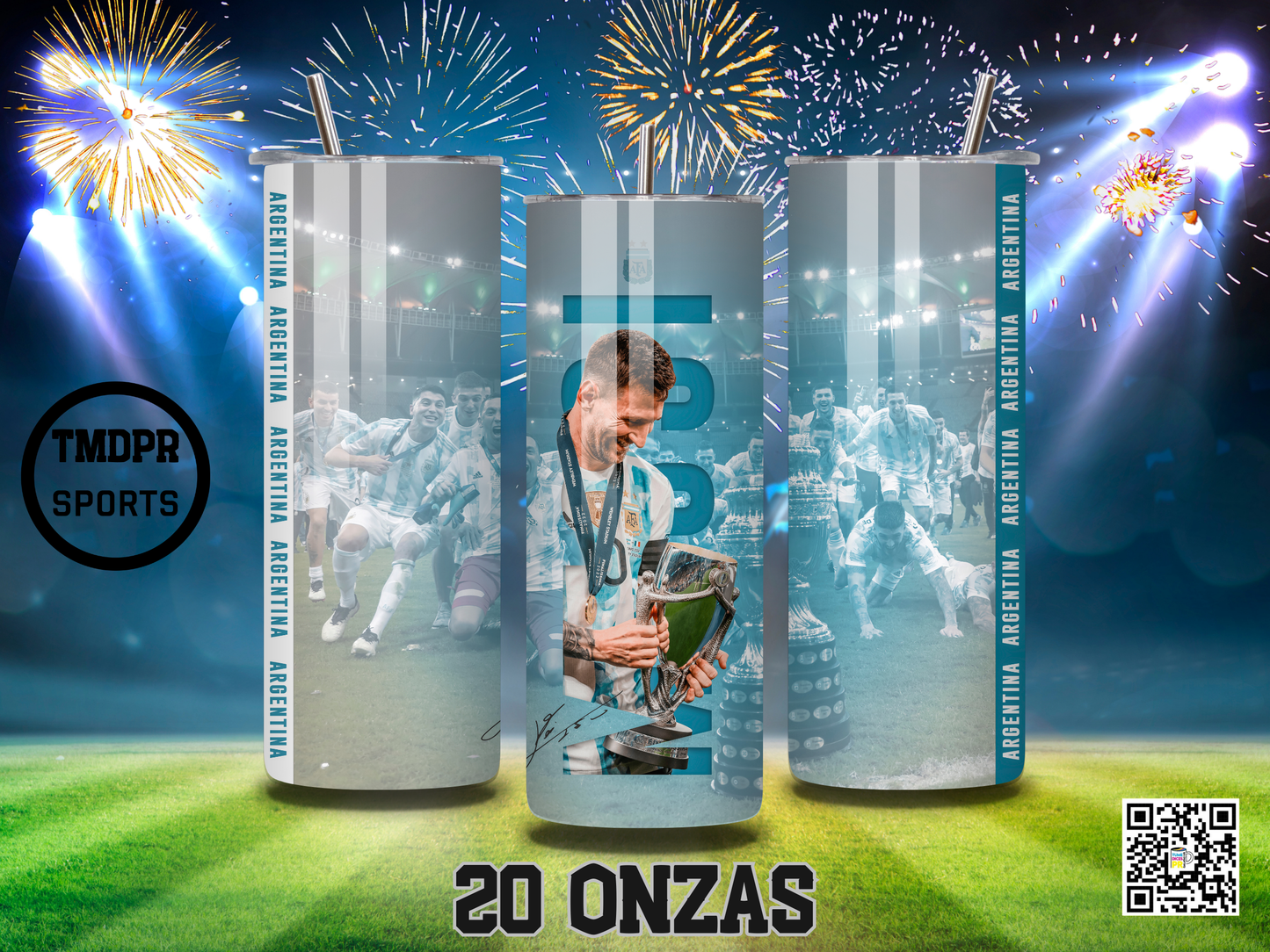 MESSI Skinny Tumbler
