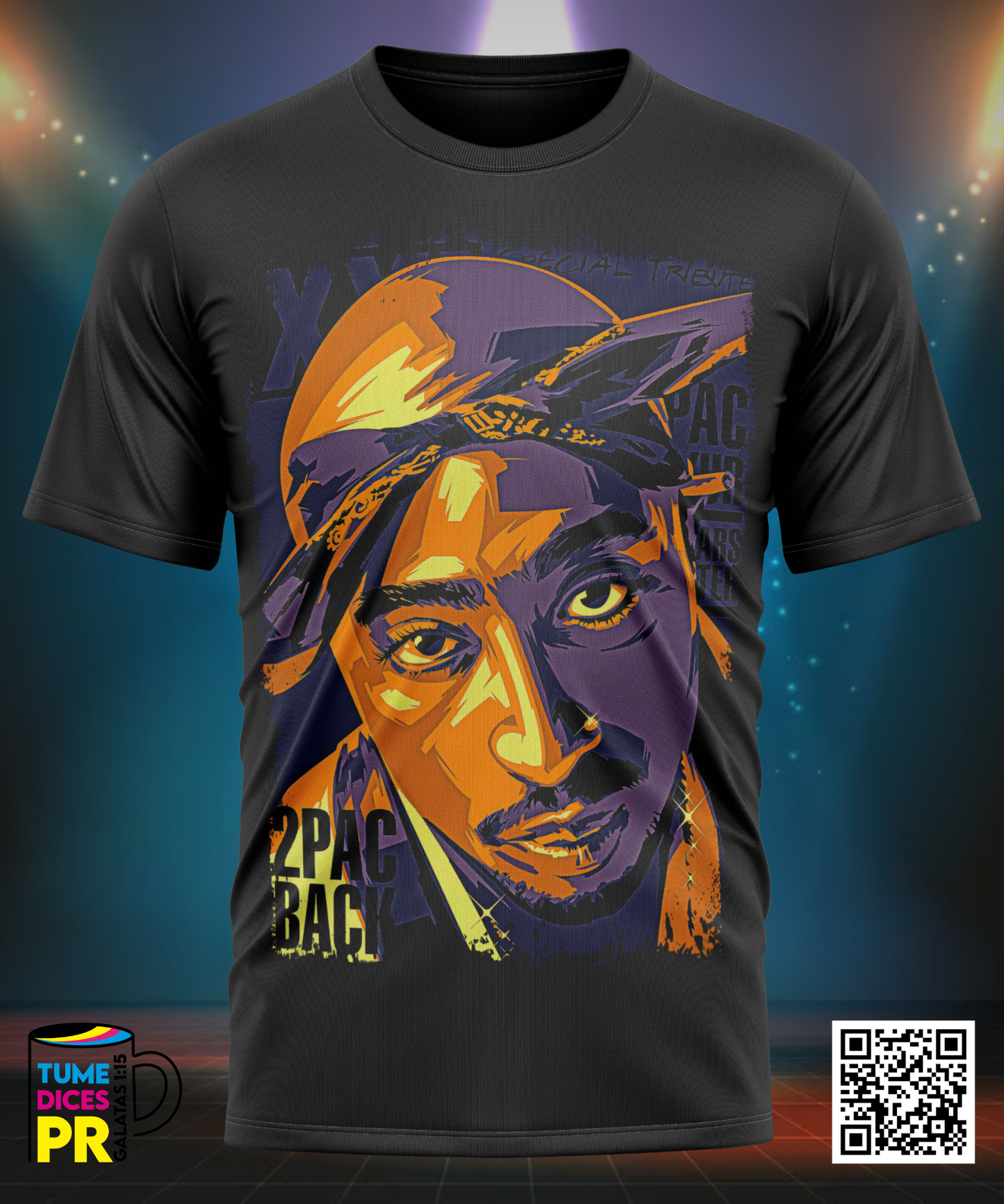 TUPAC Camiseta