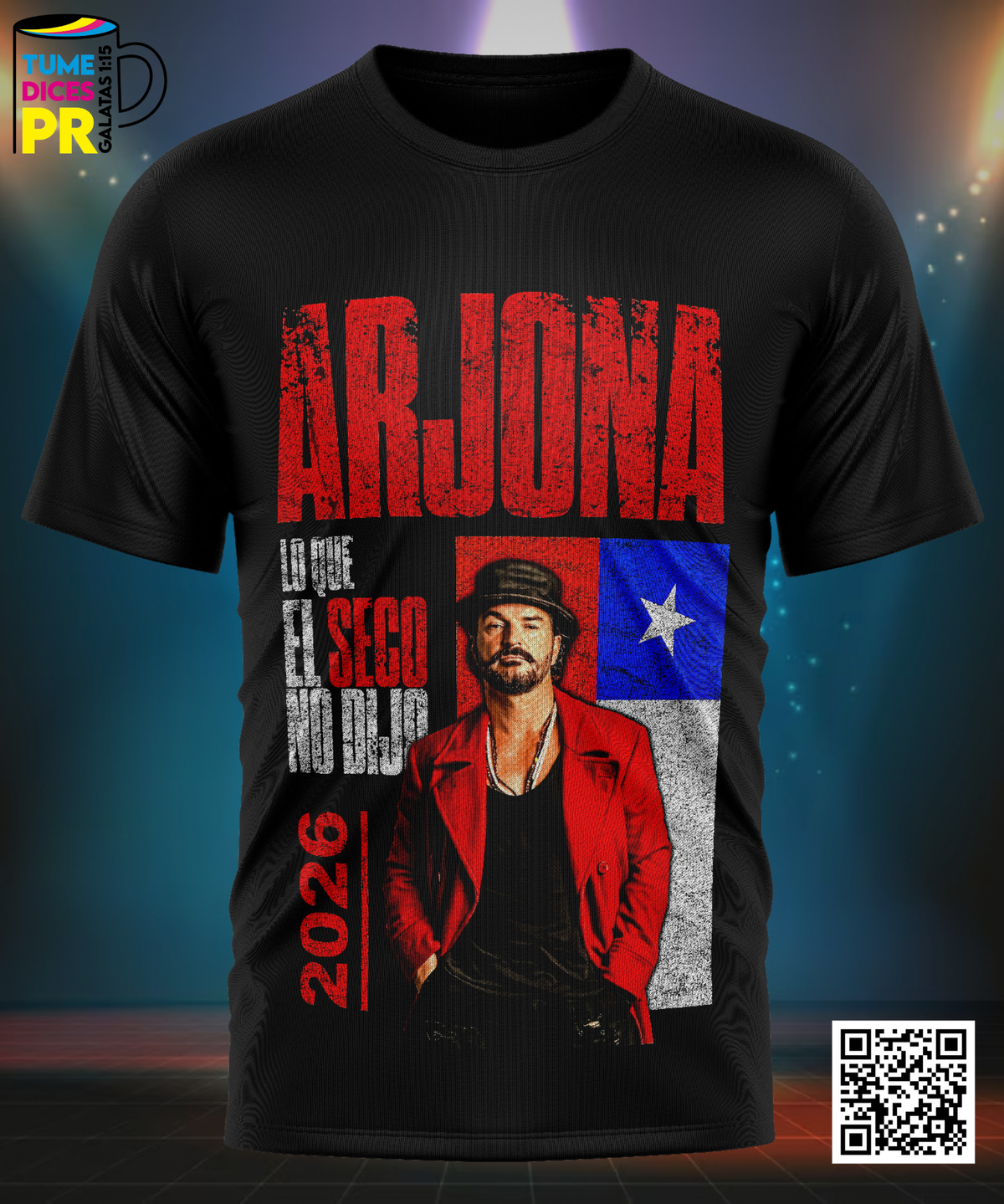 Camiseta ARJONA | Algodón y poliéster | Tallas S–XL