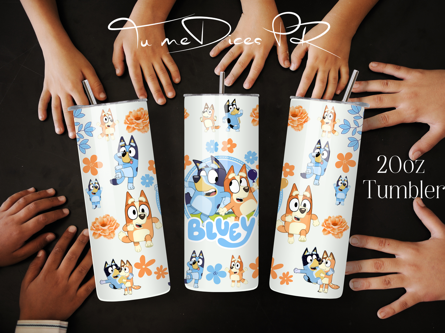 BLUEY Skinny Tumbler