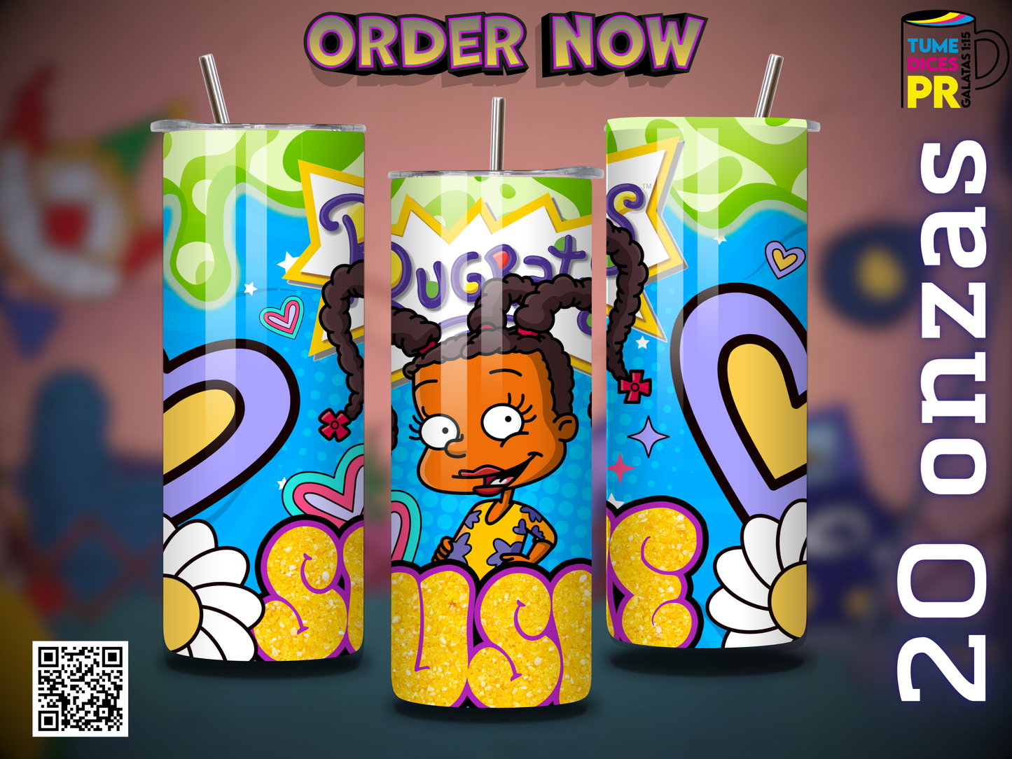 RUGRATS Skinny Tumbler