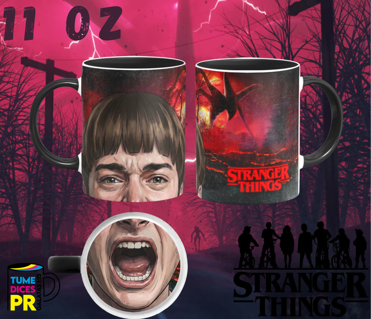 Taza STRANGER THINGS CON BOCA
