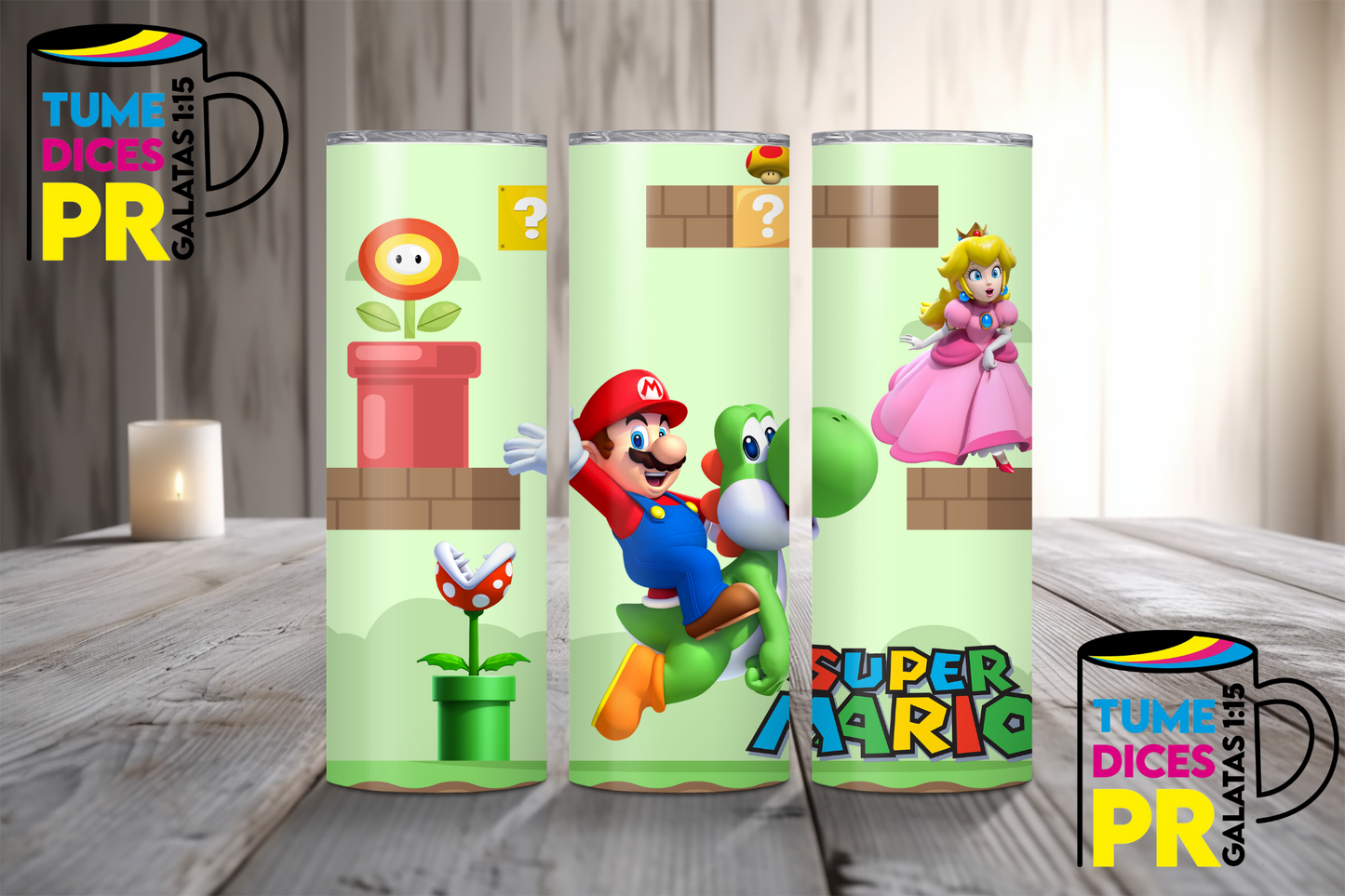 MARIO BROS Skinny Tumbler