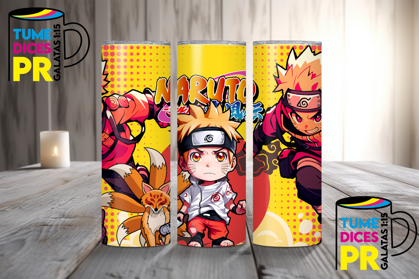 ANIME Skinny Tumbler