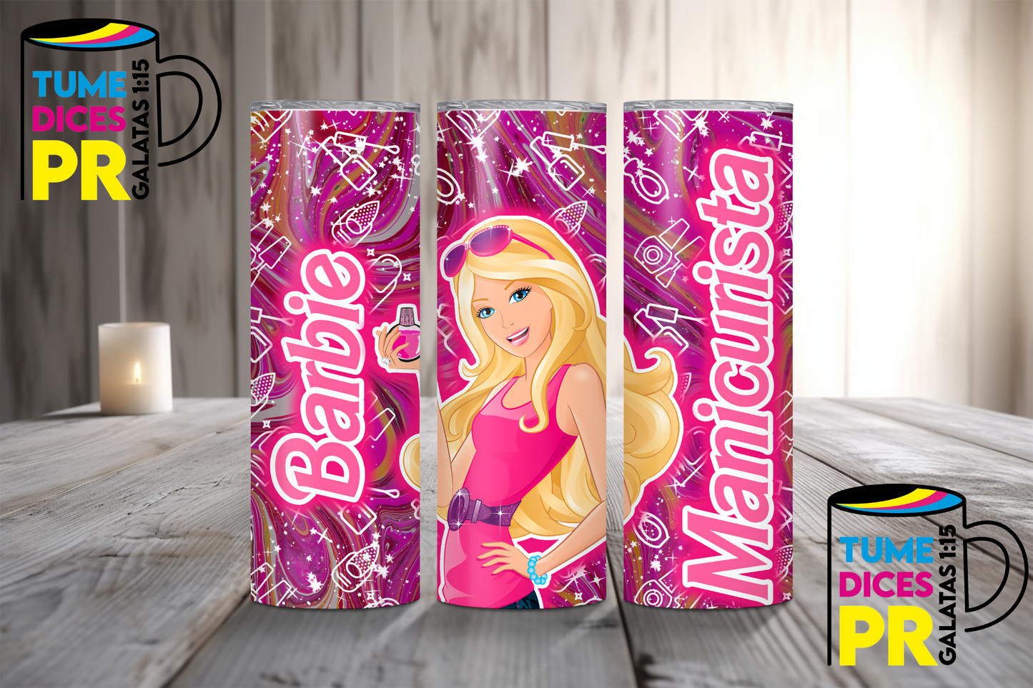 BARBIE Skinny Tumbler