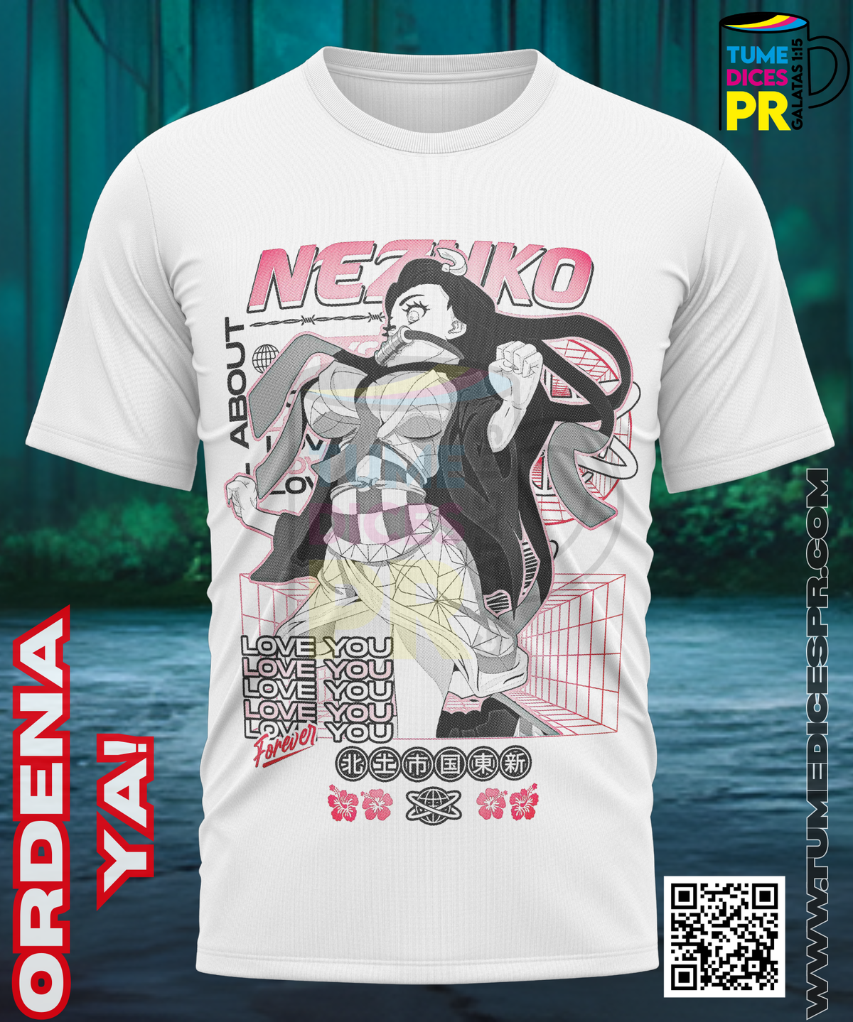 Camiseta DEMON SLAYER 2 | Algodón y poliéster | Tallas S–XL