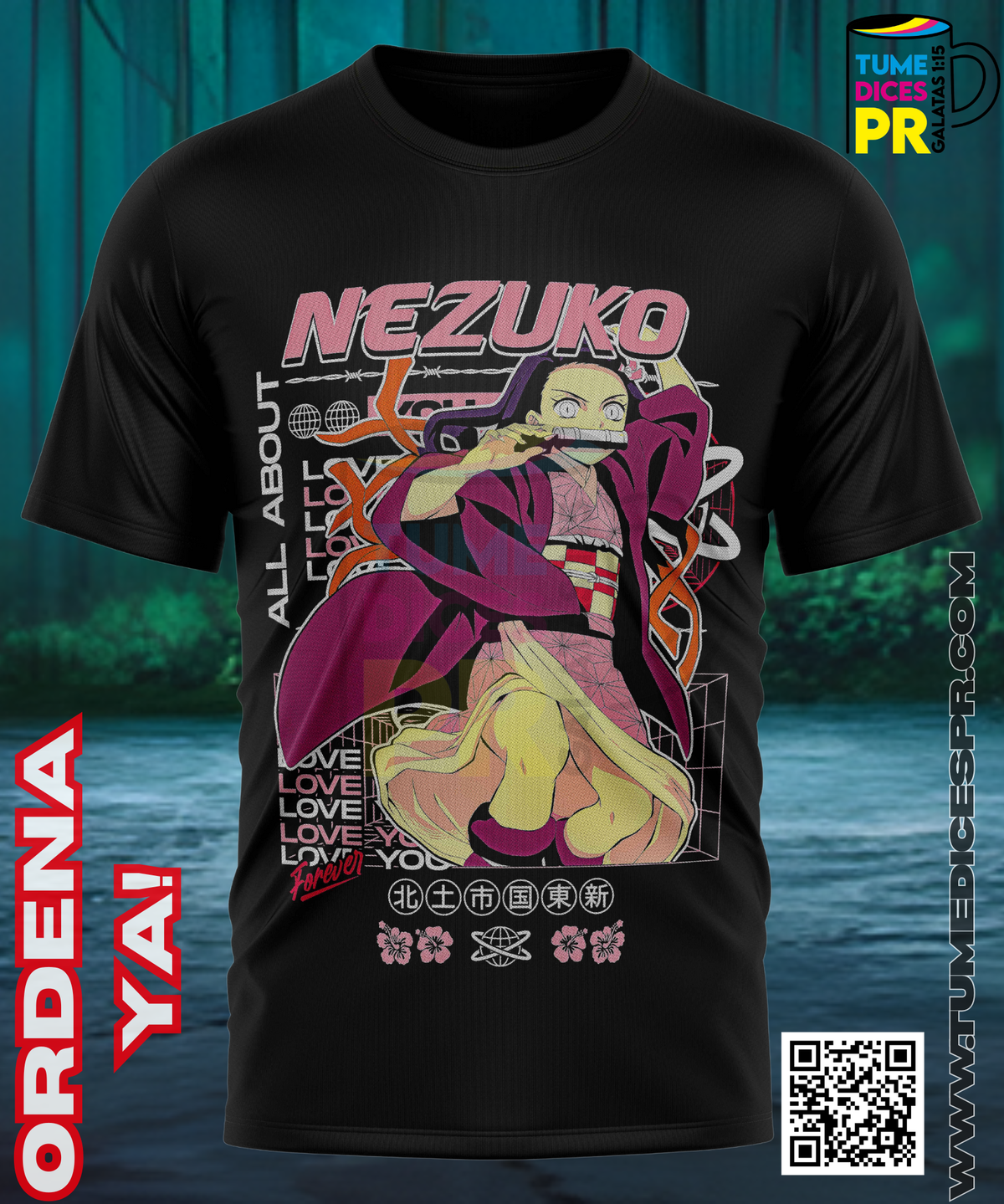 Camiseta DEMON SLAYER 2 | Algodón y poliéster | Tallas S–XL