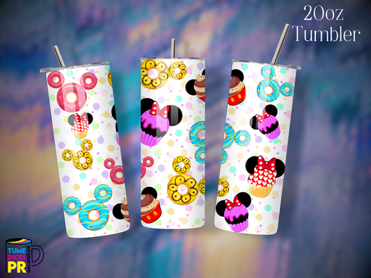 Tumbler Mundo Mágico de Disney 2 Skinny 20 oz | Personalizable | Mantiene frío y calor
