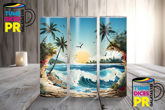 PAISAJES 2 Skinny Tumbler