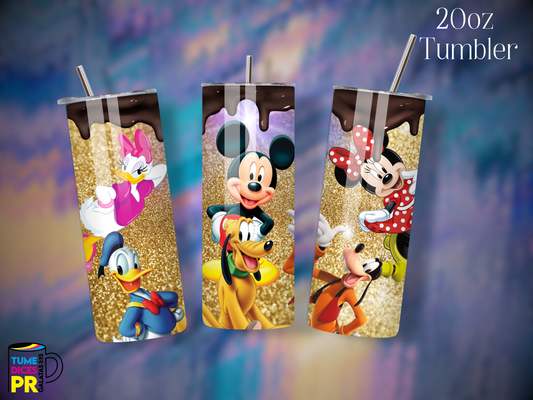 Tumbler Mundo Mágico de Disney 2 Skinny 20 oz | Personalizable | Mantiene frío y calor