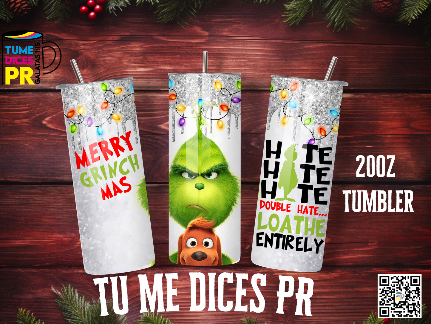 NAVIDAD 3 Skinny Tumbler