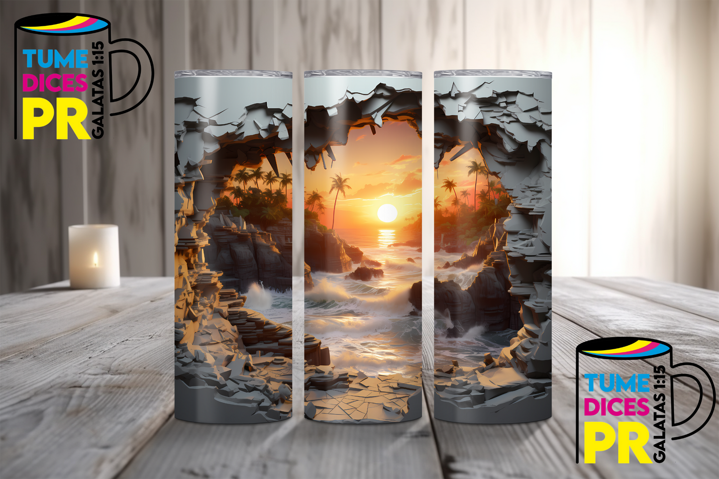 PAISAJES 2 Skinny Tumbler