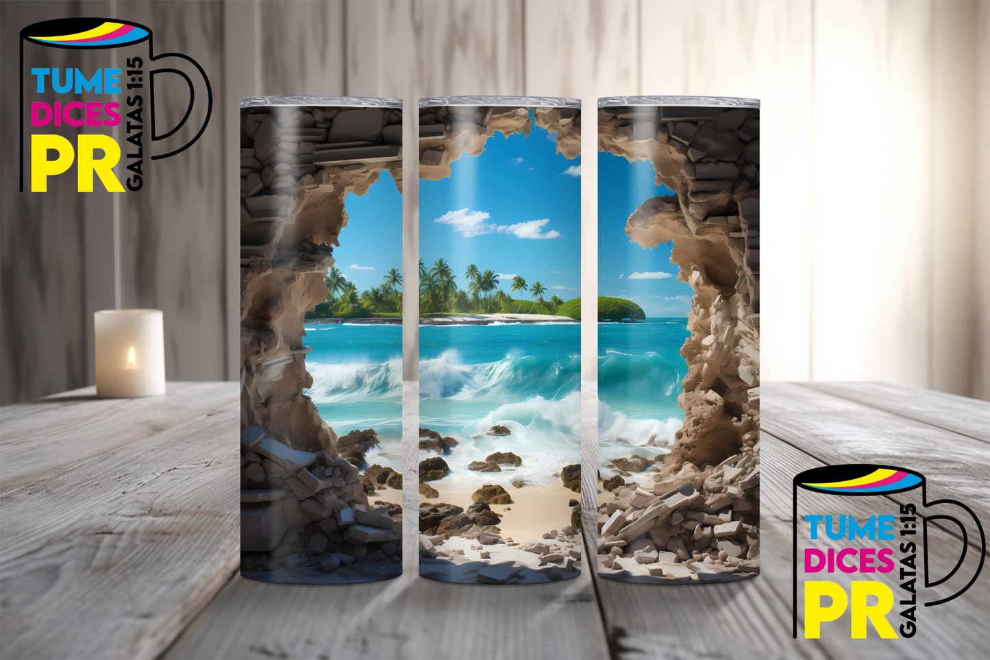 PAISAJES 2 Skinny Tumbler