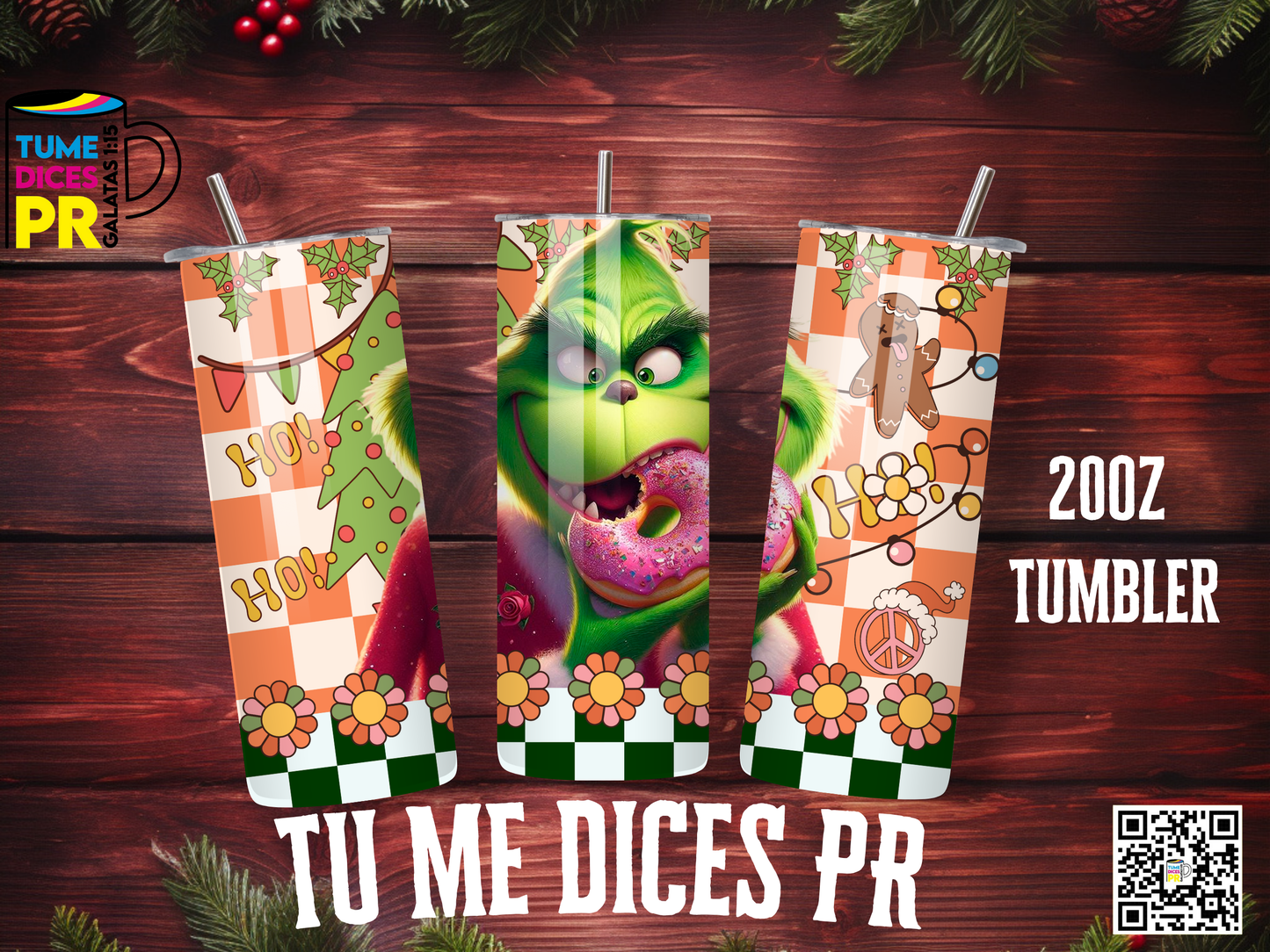 NAVIDAD 3 Skinny Tumbler