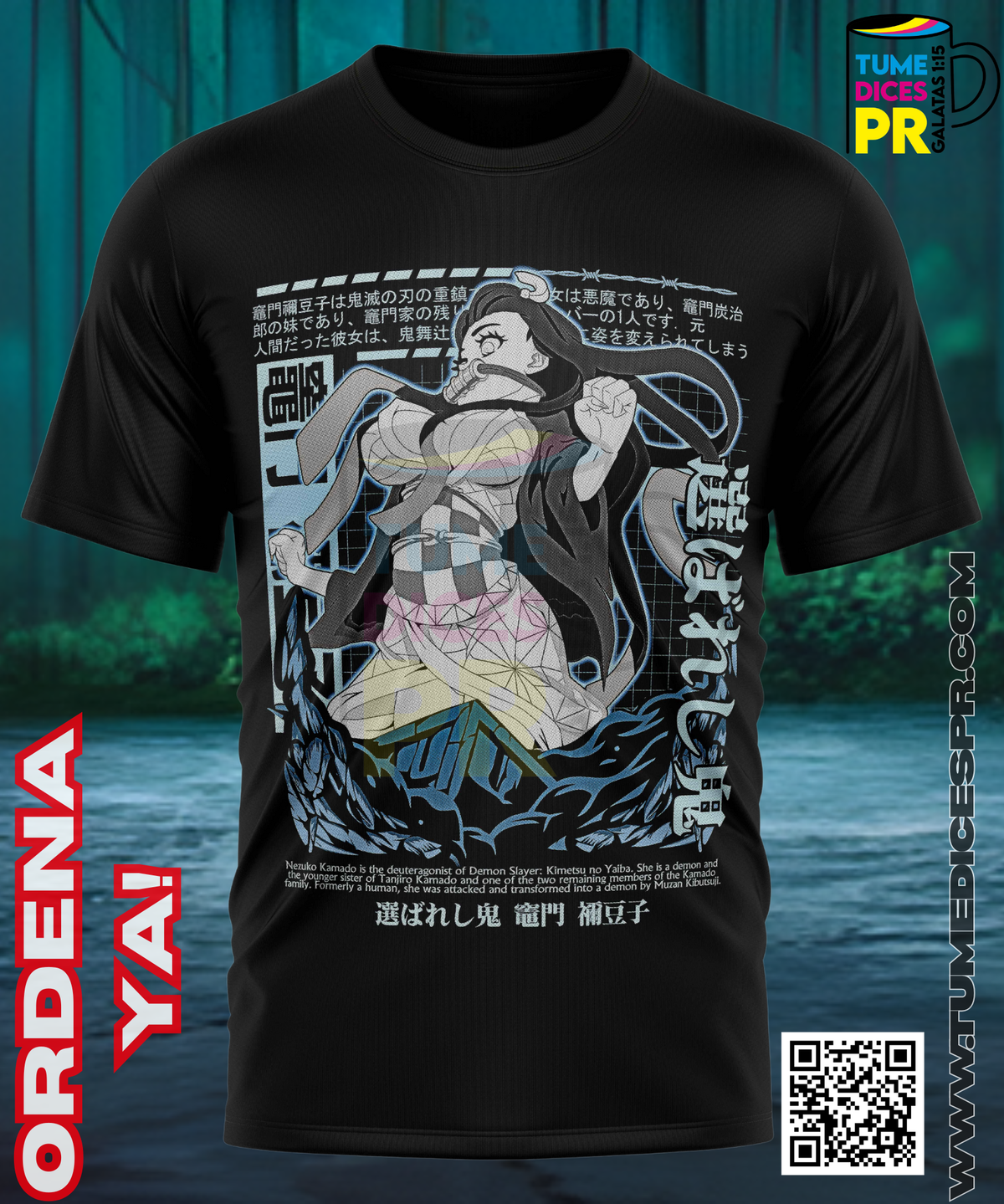 Camiseta DEMON SLAYER 2 | Algodón y poliéster | Tallas S–XL
