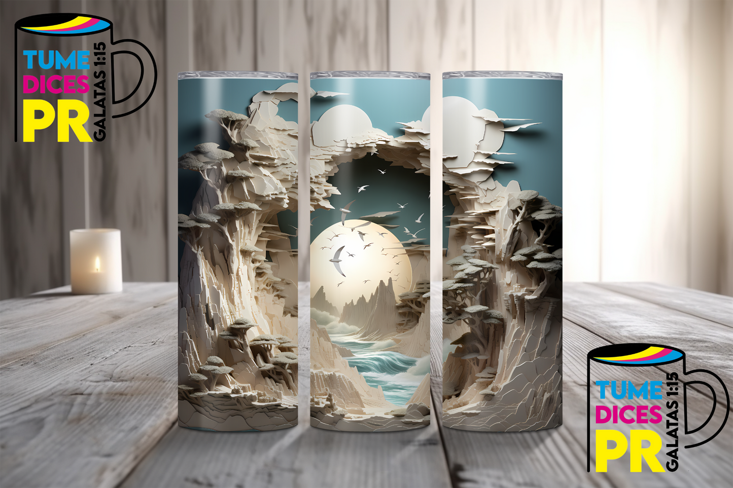 PAISAJES 2 Skinny Tumbler