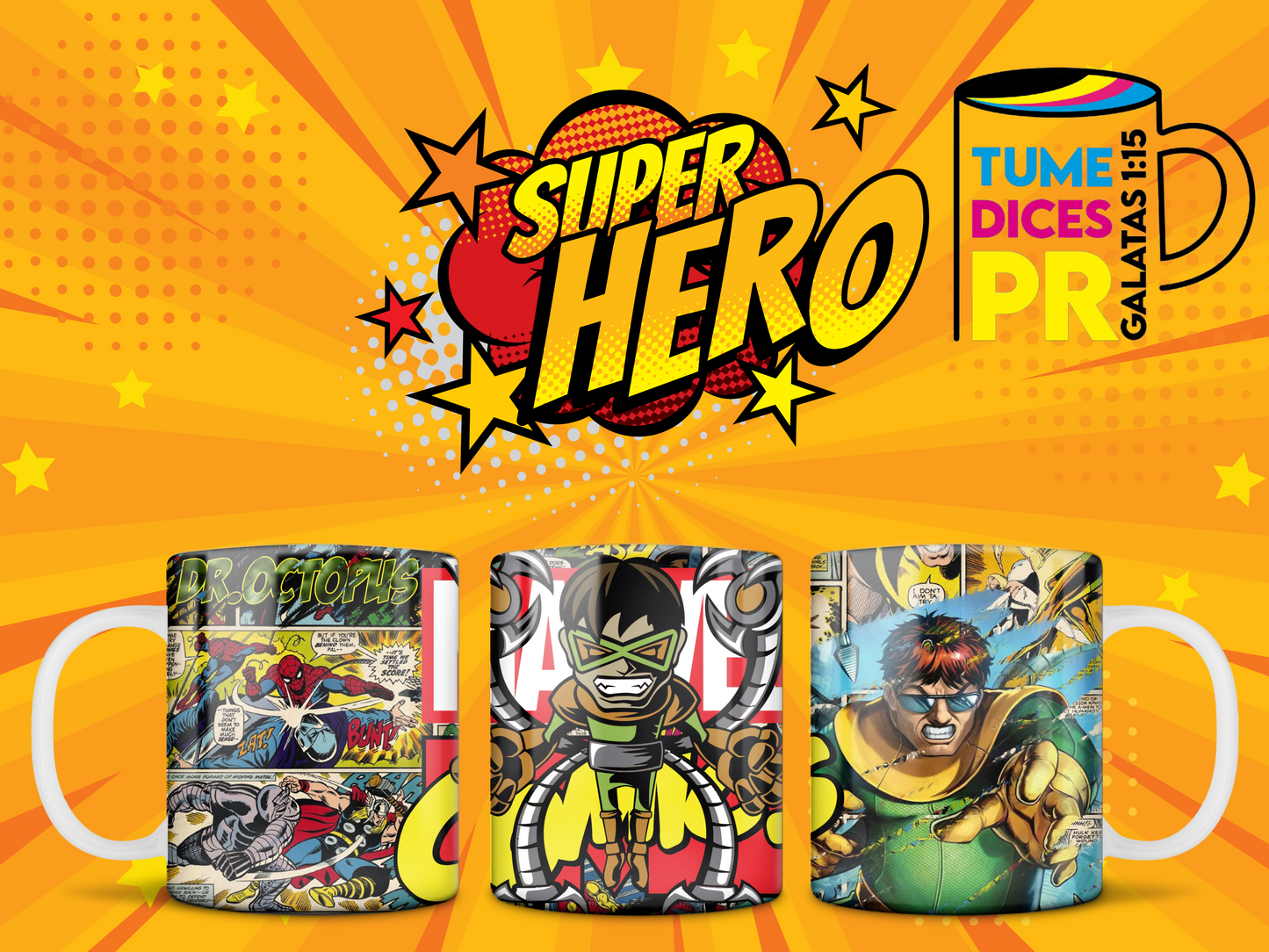 Taza Super Heroes 2