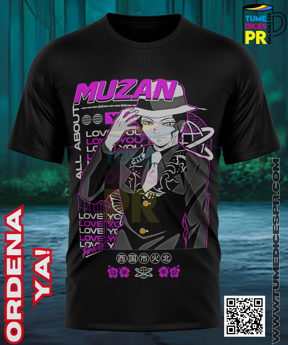 Camiseta DEMON SLAYER 2 | Algodón y poliéster | Tallas S–XL