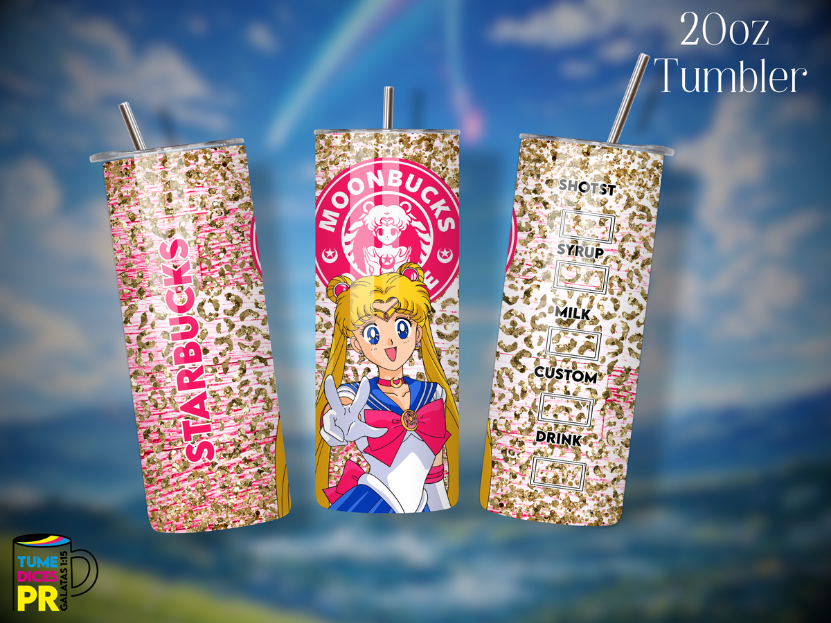 Tumbler Anime 2 Skinny 20 oz | Personalizable | Mantiene frío y calor