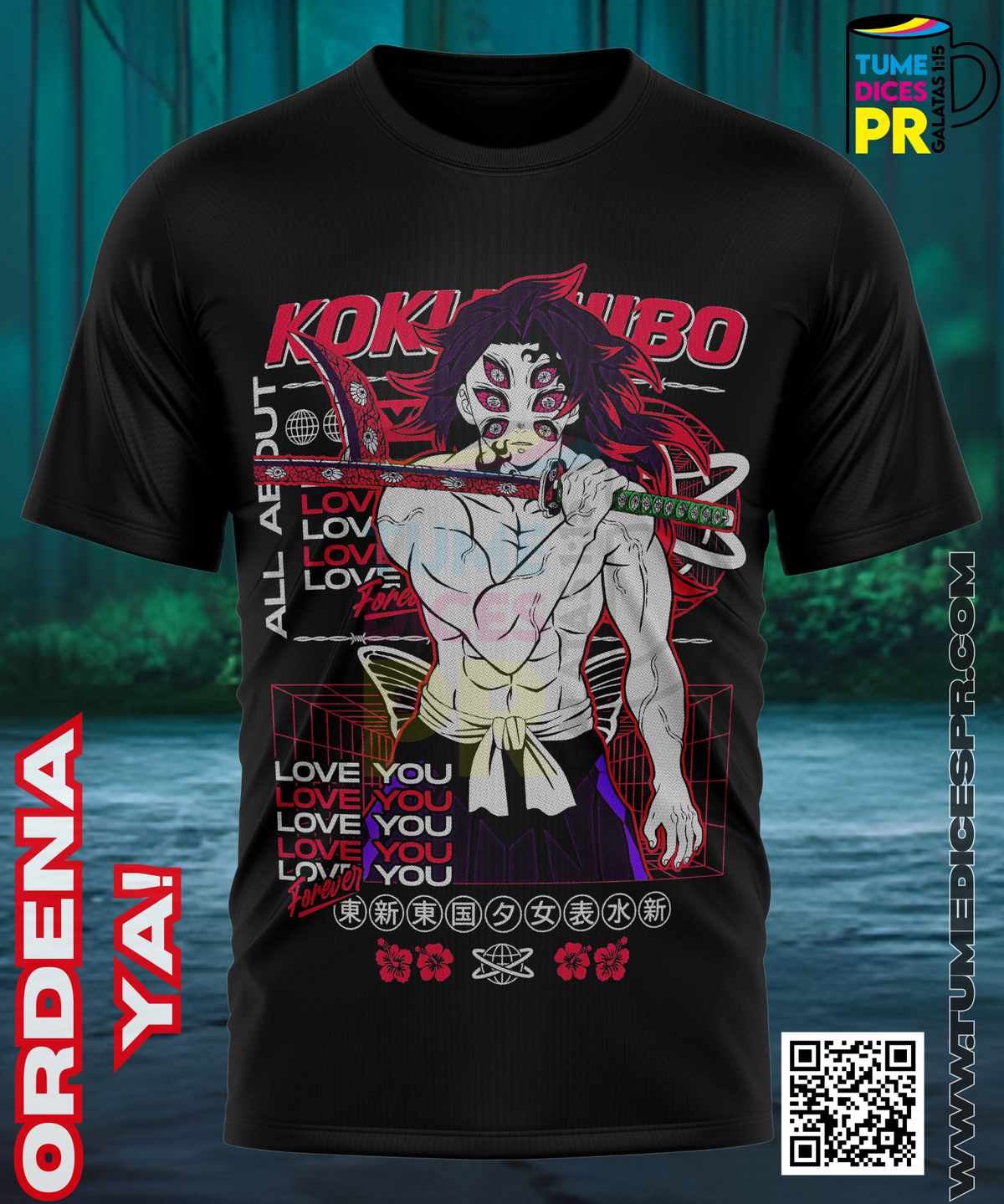 Camiseta DEMON SLAYER 2 | Algodón y poliéster | Tallas S–XL