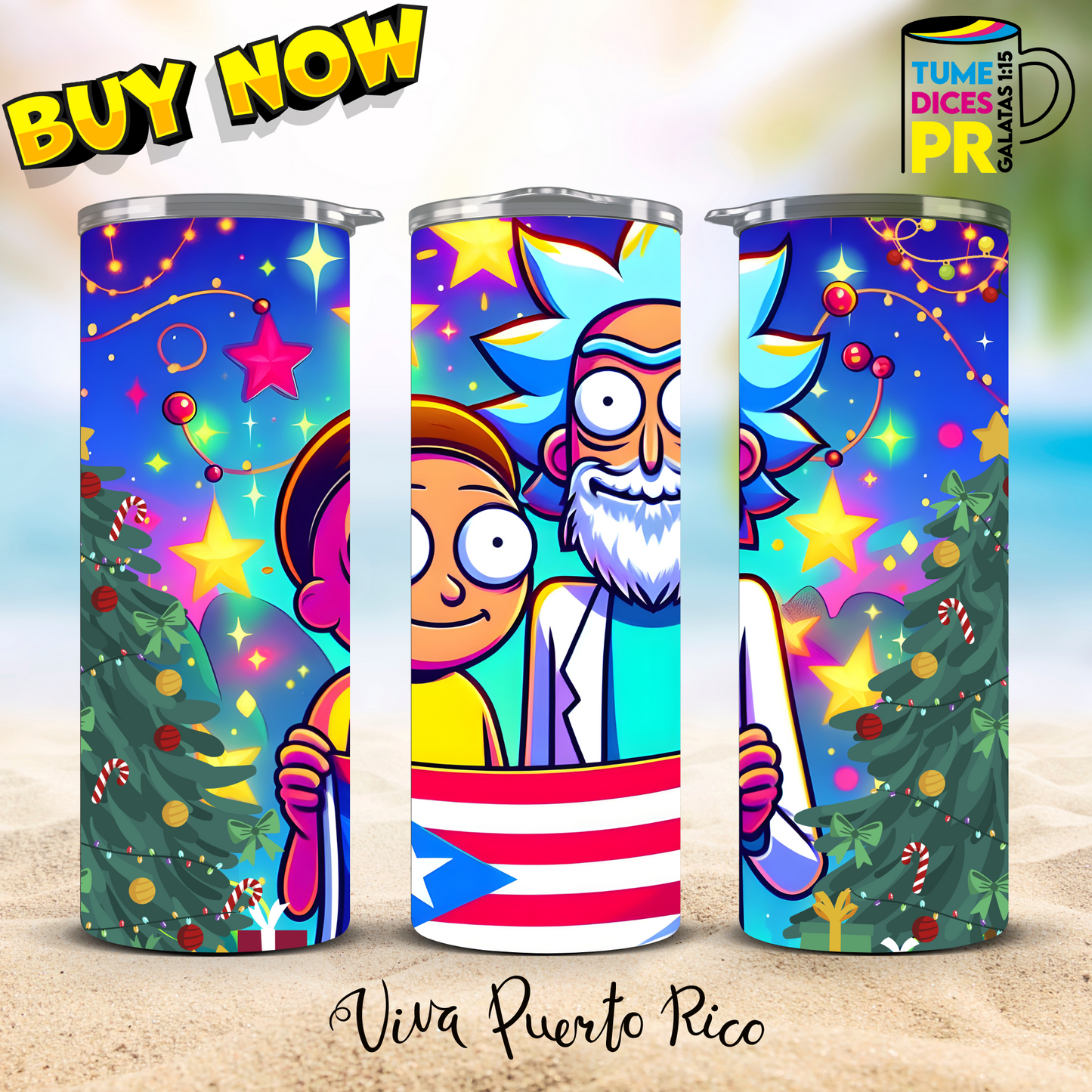 PUERTO RICO 2 Skinny Tumbler