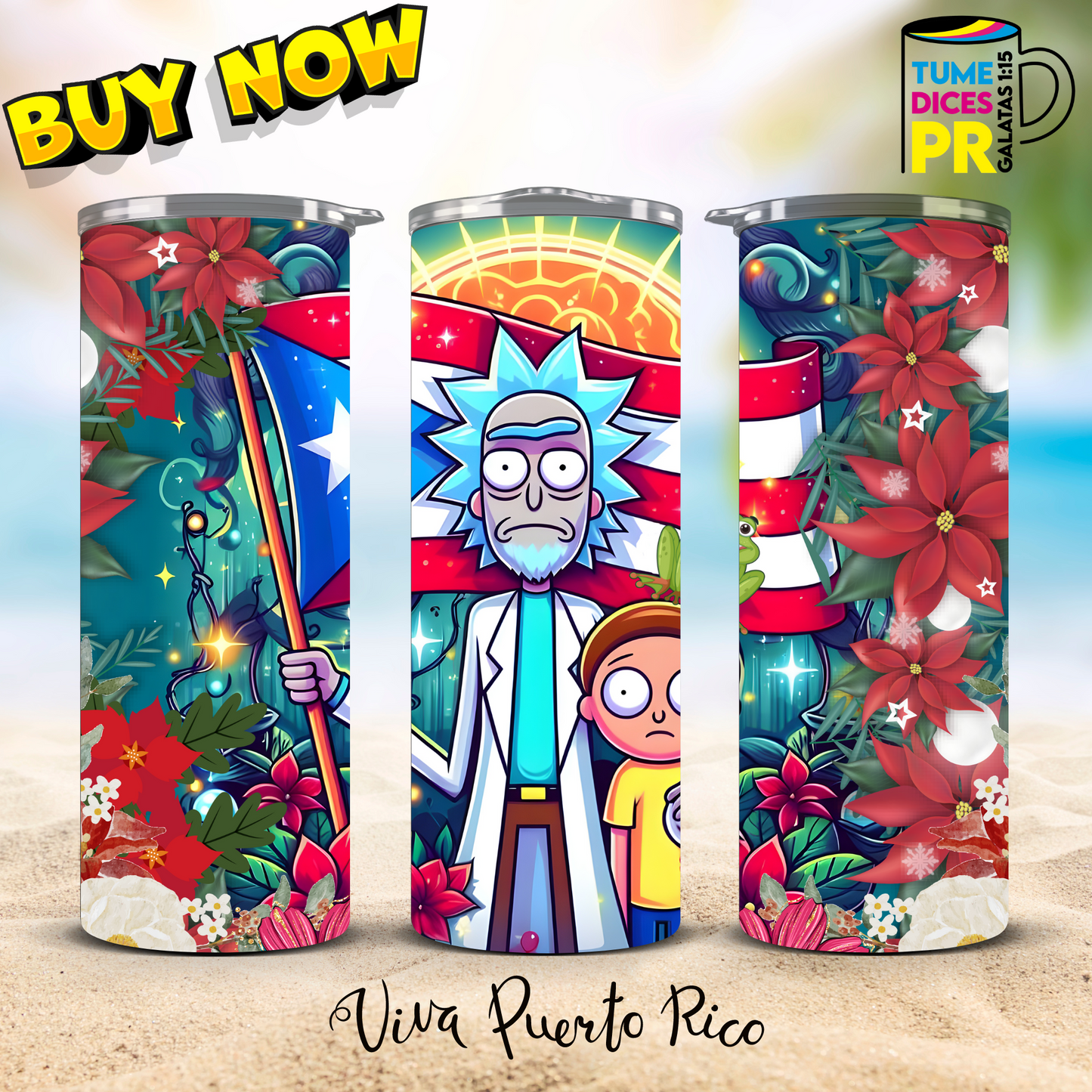 PUERTO RICO 2 Skinny Tumbler