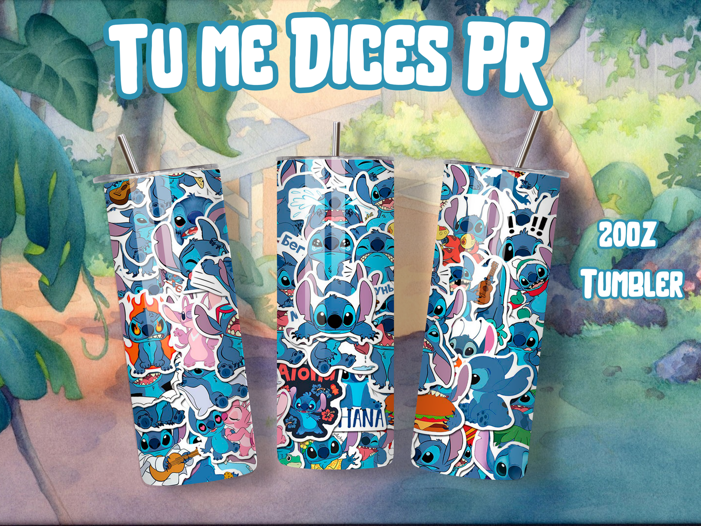 LILO & STITCH 2 Skinny Tumbler