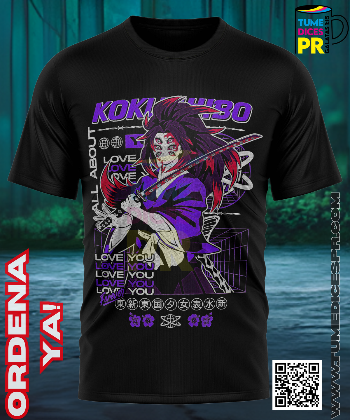 Camiseta DEMON SLAYER 2 | Algodón y poliéster | Tallas S–XL