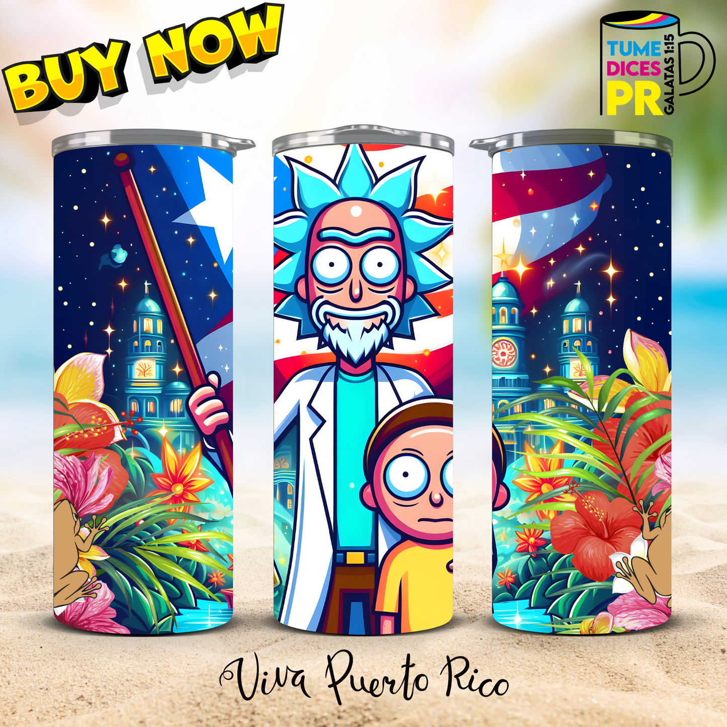 PUERTO RICO 2 Skinny Tumbler