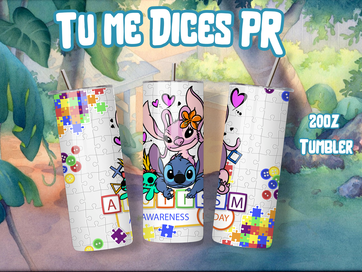 LILO & STITCH 2 Skinny Tumbler