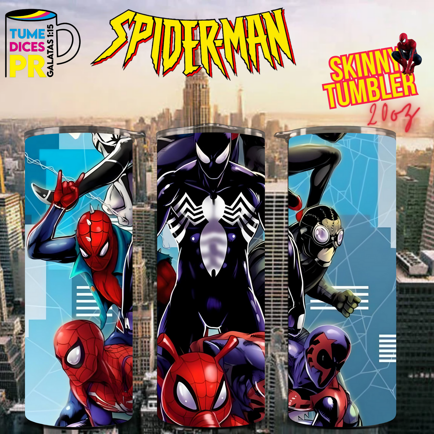 SPIDERMAN 2 Skinny Tumbler