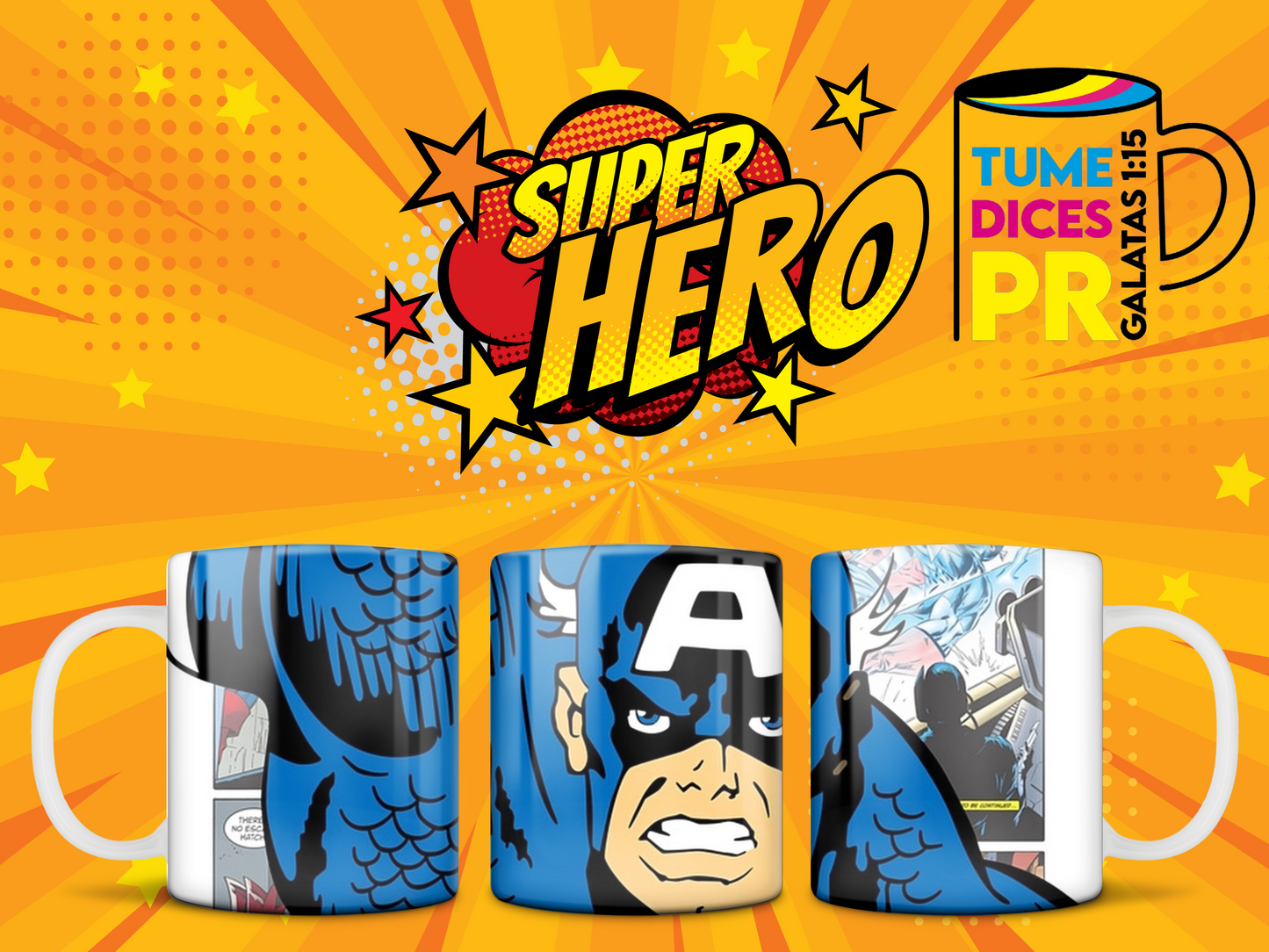 Taza Super Heroes 2
