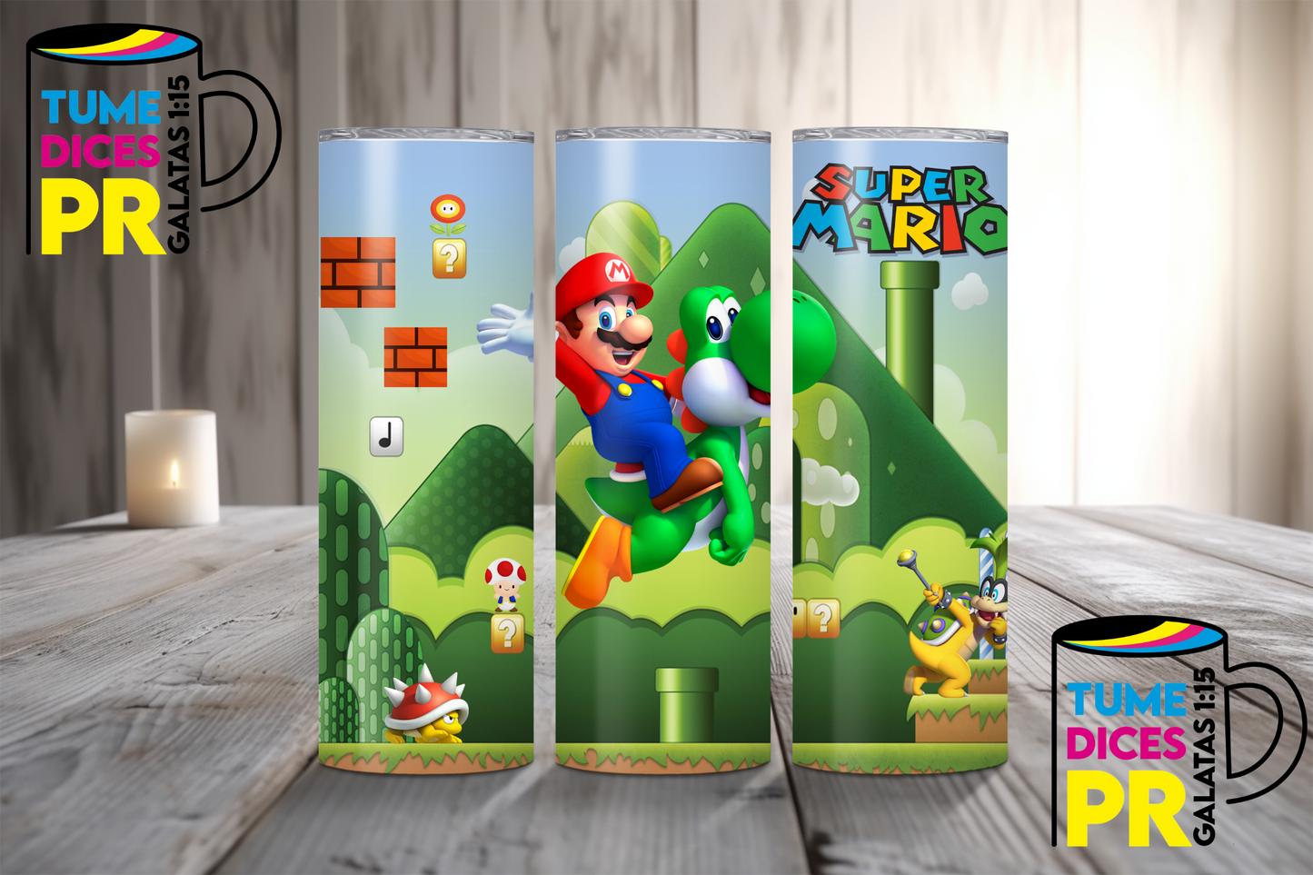 MARIO BROS Skinny Tumbler