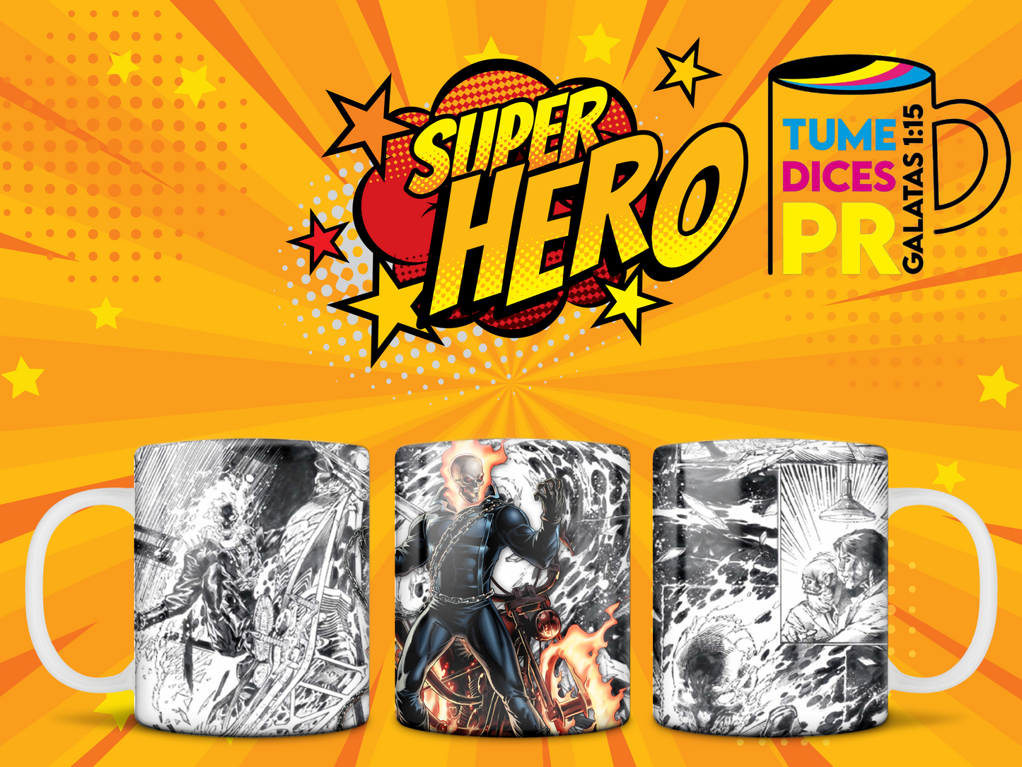 Taza Super Heroes