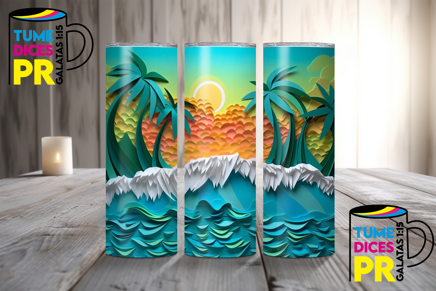PAISAJES Skinny Tumbler